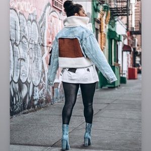 Shearling 3 way Jacket